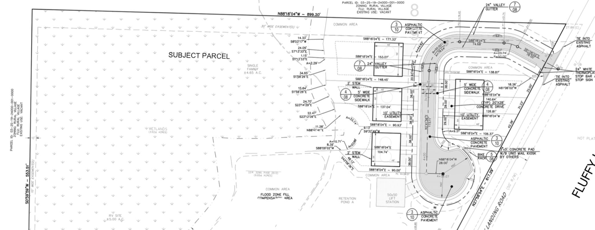 4.5-acres Fluffy Landing Road Freeport, FL 32439 - Photo 2 of 2 a bathroom with a shower curtain