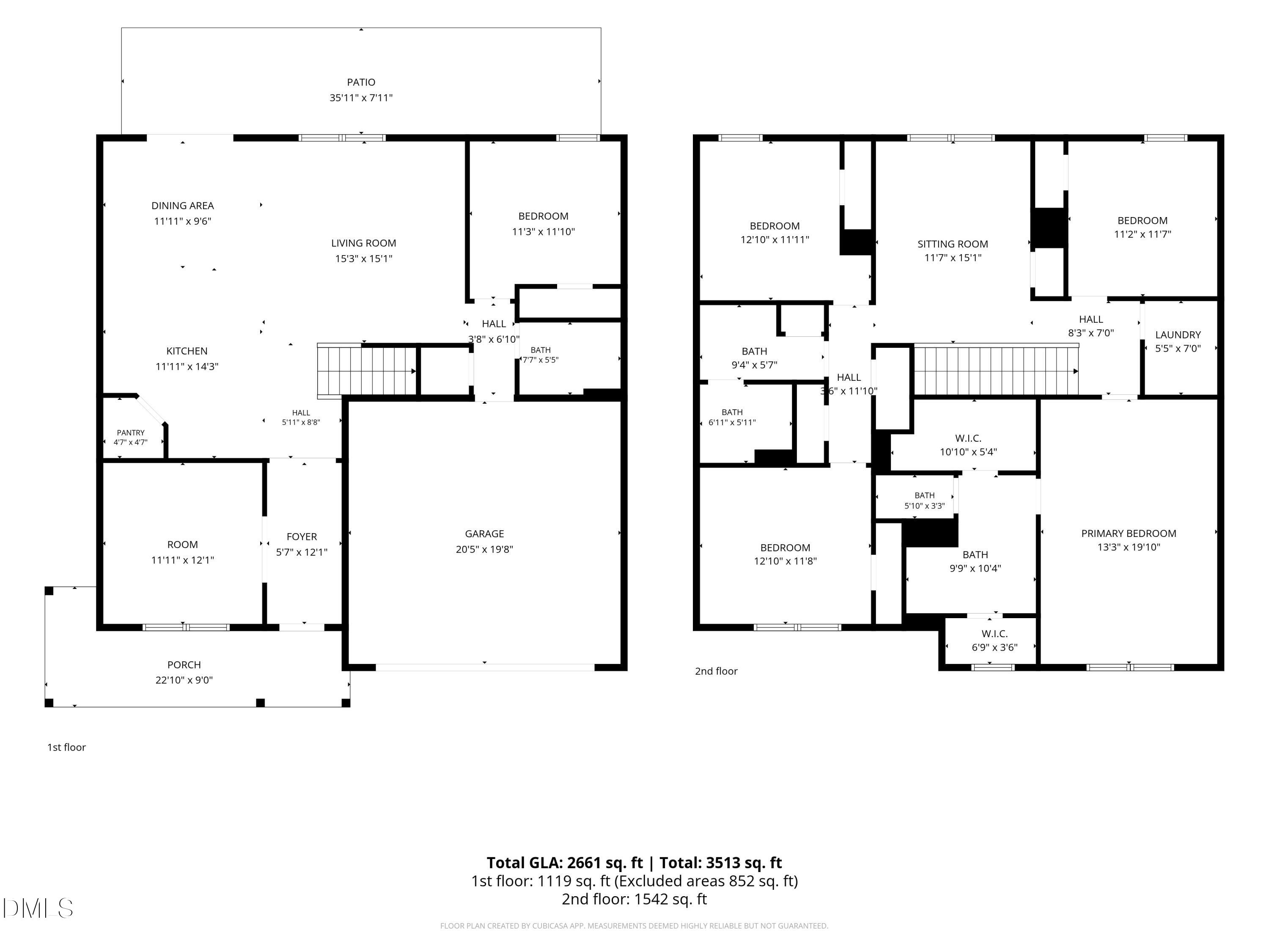 628 Dorado Road Wendell, NC 27591 - Photo 41 of 41 Floorplan -628 Dorado Rd