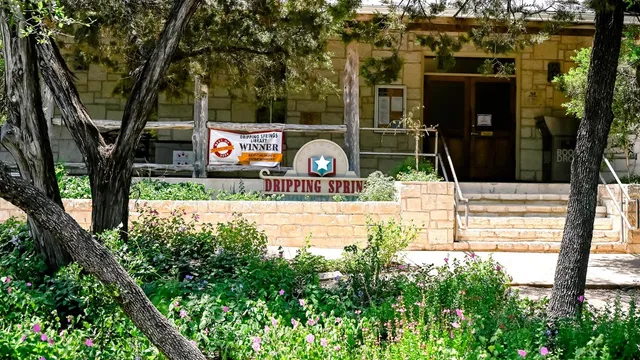 a view of street sign