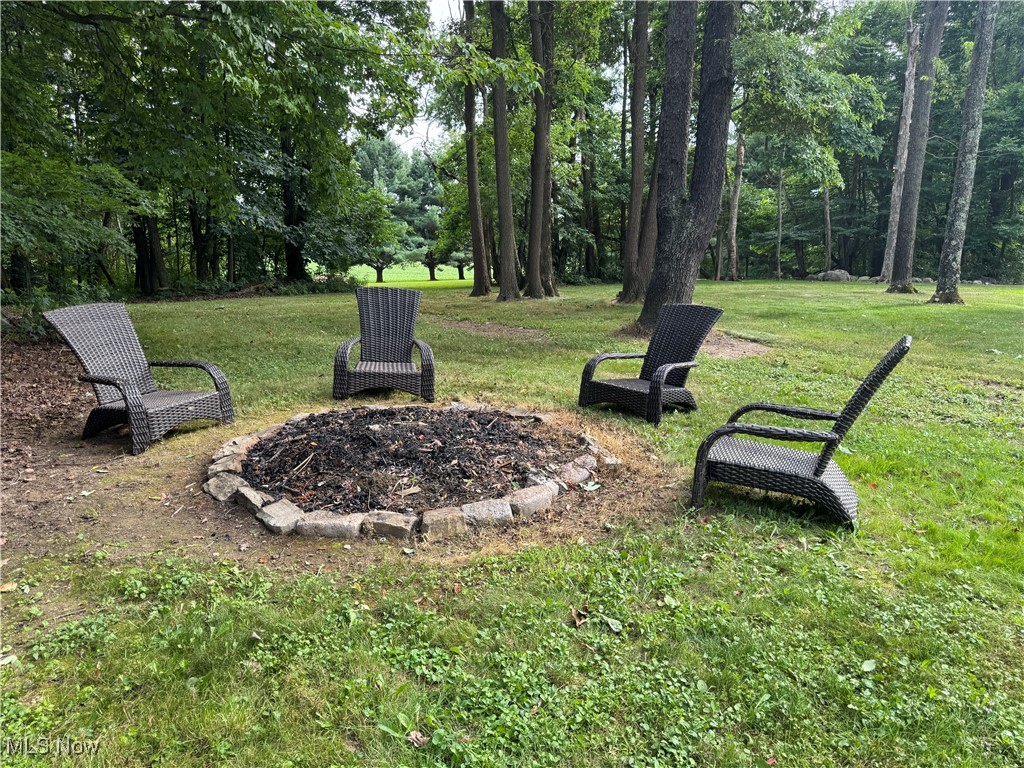 7345 Roller Road Salem, OH 44460 - Photo 48 of 50 View of green lawn with a fire pit