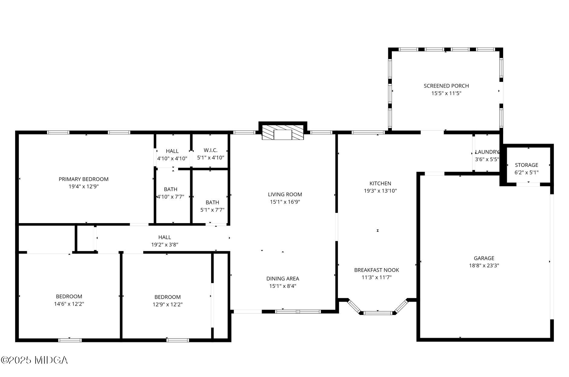 559 Stone Edge Road Macon, GA 31210 - Photo 40 of 40 a picture of a floor plan