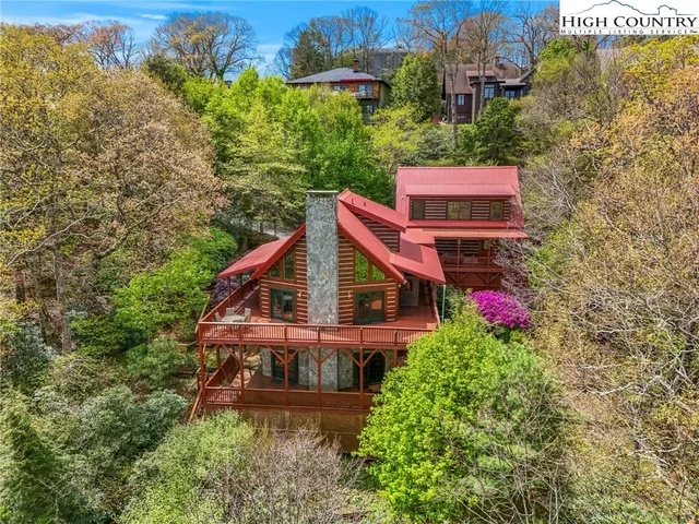 a view of an outdoor space and mountain view
