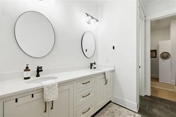 a view of a livingroom with furniture and a couch