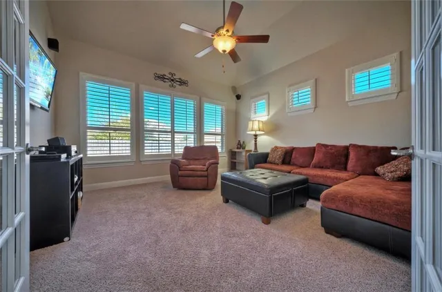 a bathroom with shower