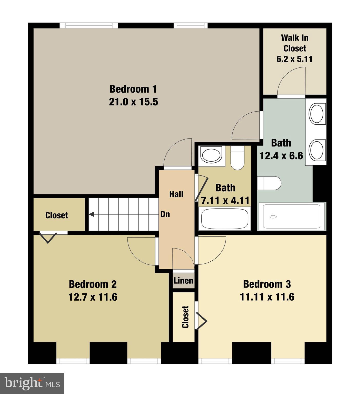 206 Environs Road Sterling, VA 20165 - Photo 45 of 45 Upper Level Floorplan