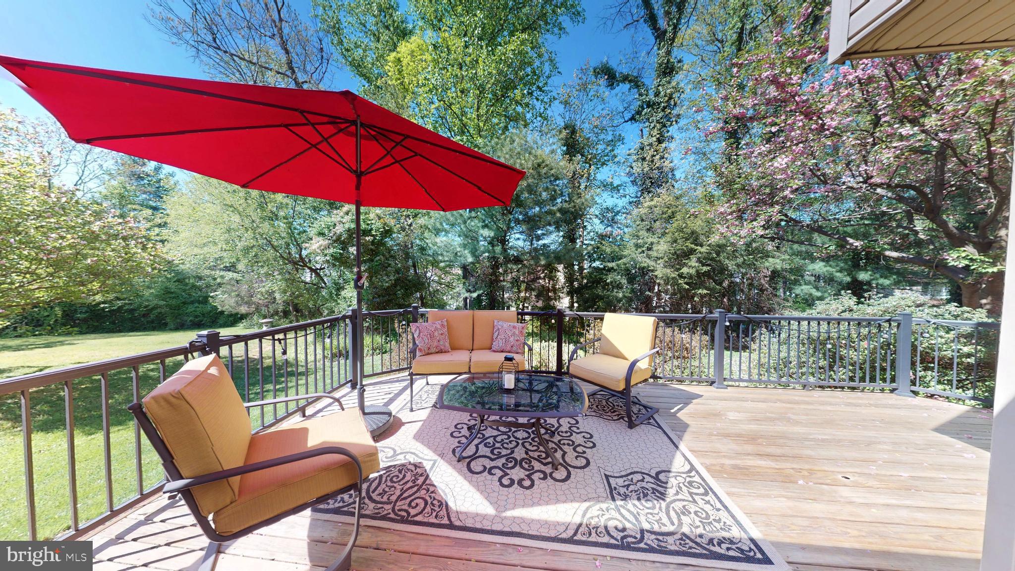 206 Environs Road Sterling, VA 20165 - Photo 7 of 45 Lovely deck overlooking private yard