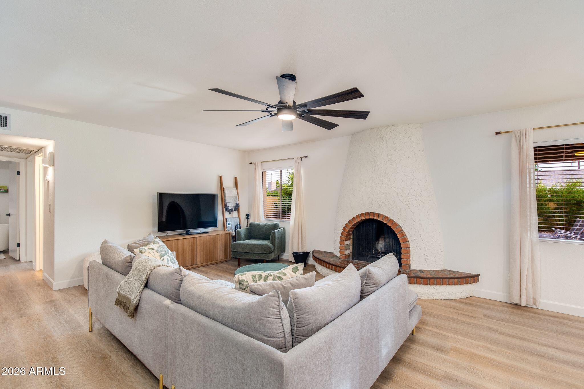 4835 East Presidio Road Phoenix, AZ 85032 - Photo 11 of 30 Family Room + Fireplace