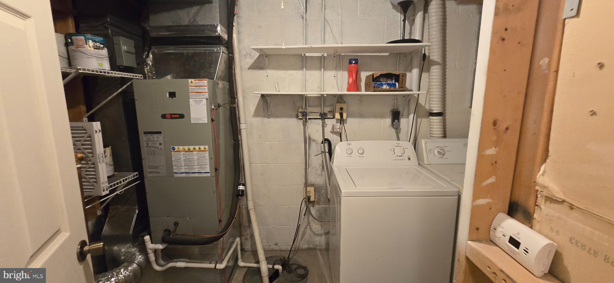 16 Dallington Court Perry Hall, MD 21128 - Photo 28 of 29 a utility room with dryer and washer