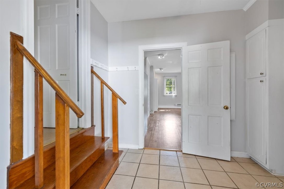 13012 Harrowgate Road Chester, VA 23831 - Photo 9 of 28 a view of an entryway with stairs