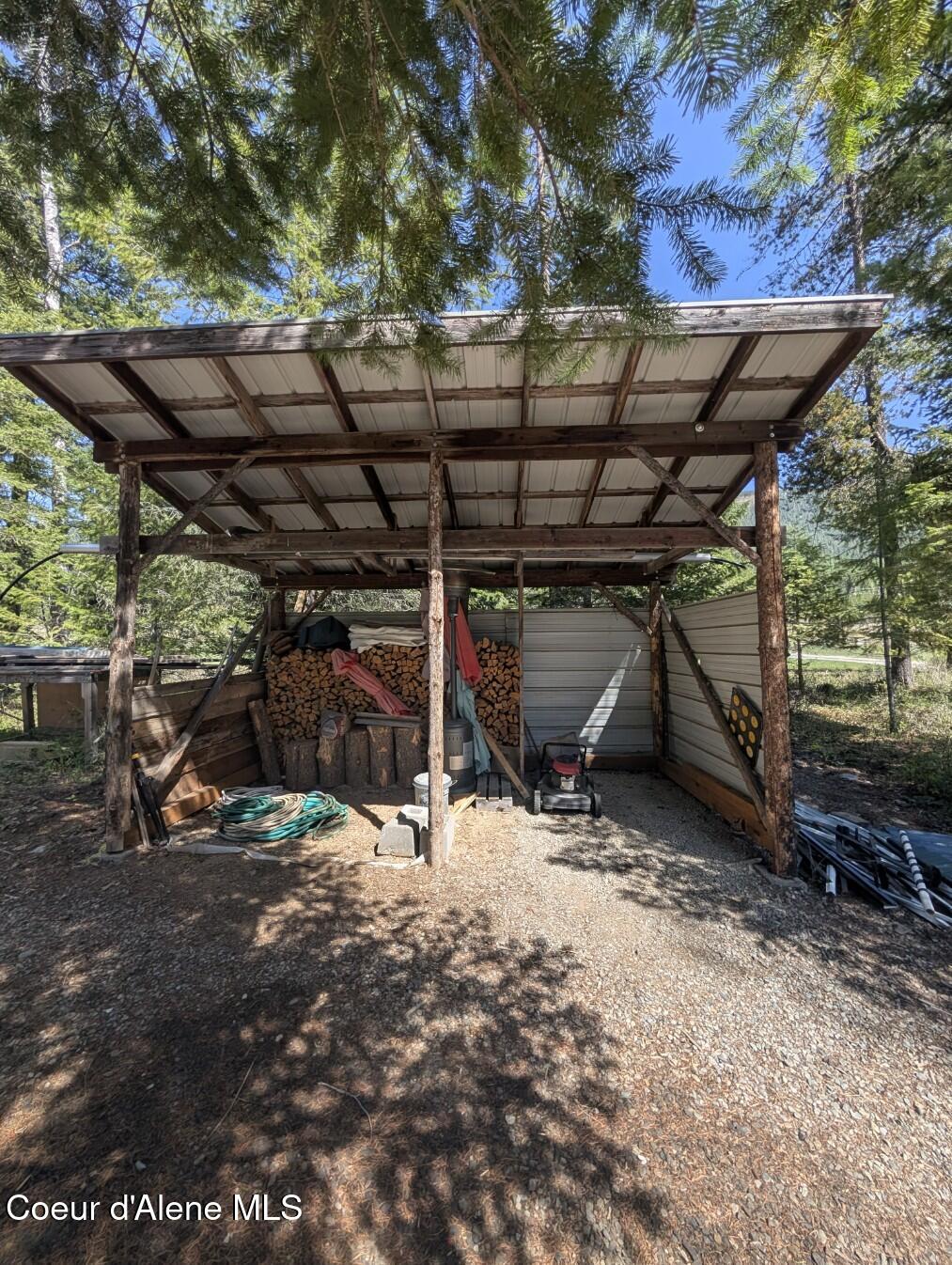 5574 Moyie River Road Bonners Ferry, ID 83805 - Photo 53 of 66 Wood storage
