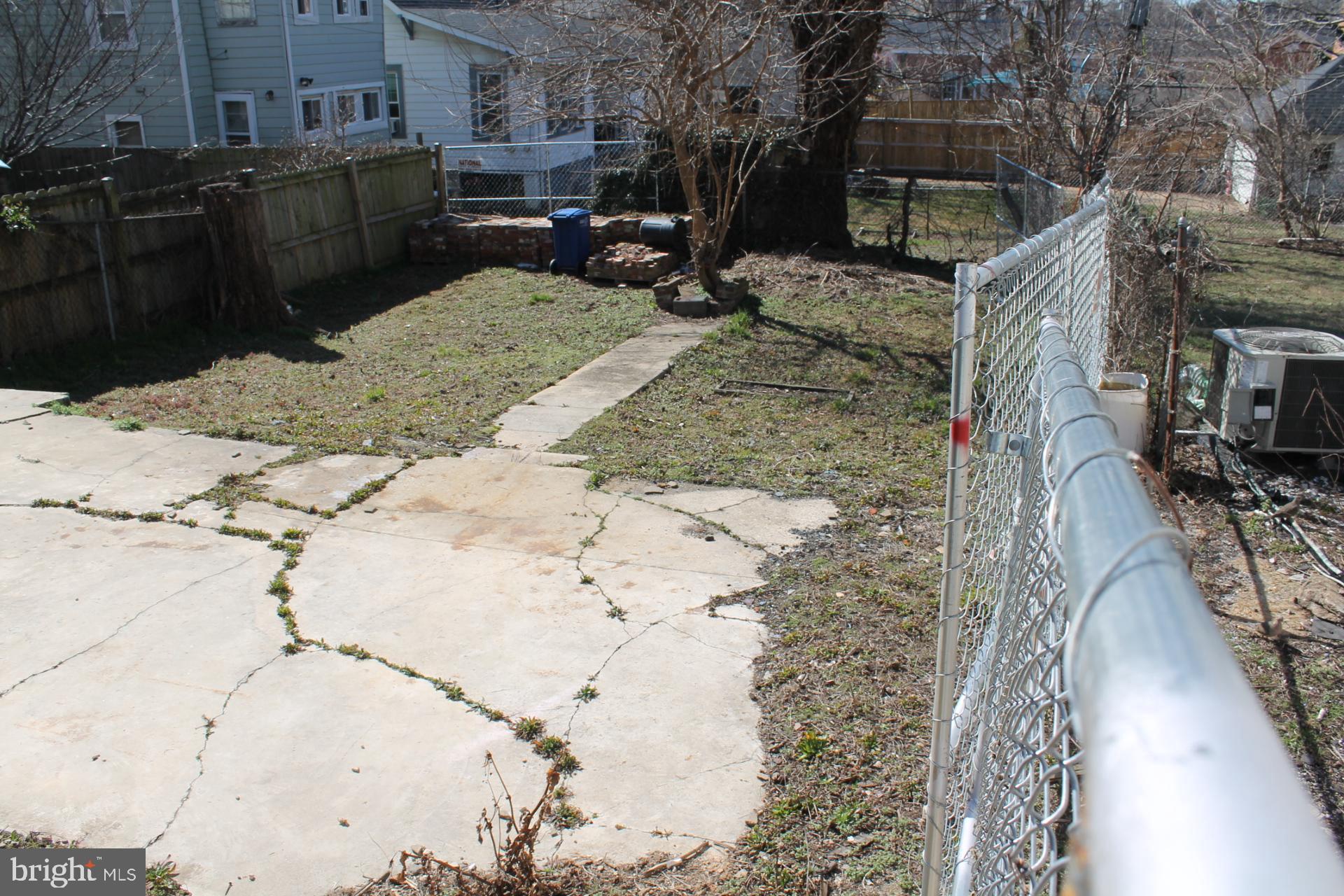 2710 12th Street Northeast Washington, DC 20018 - Photo 9 of 9 a view of a backyard of the house