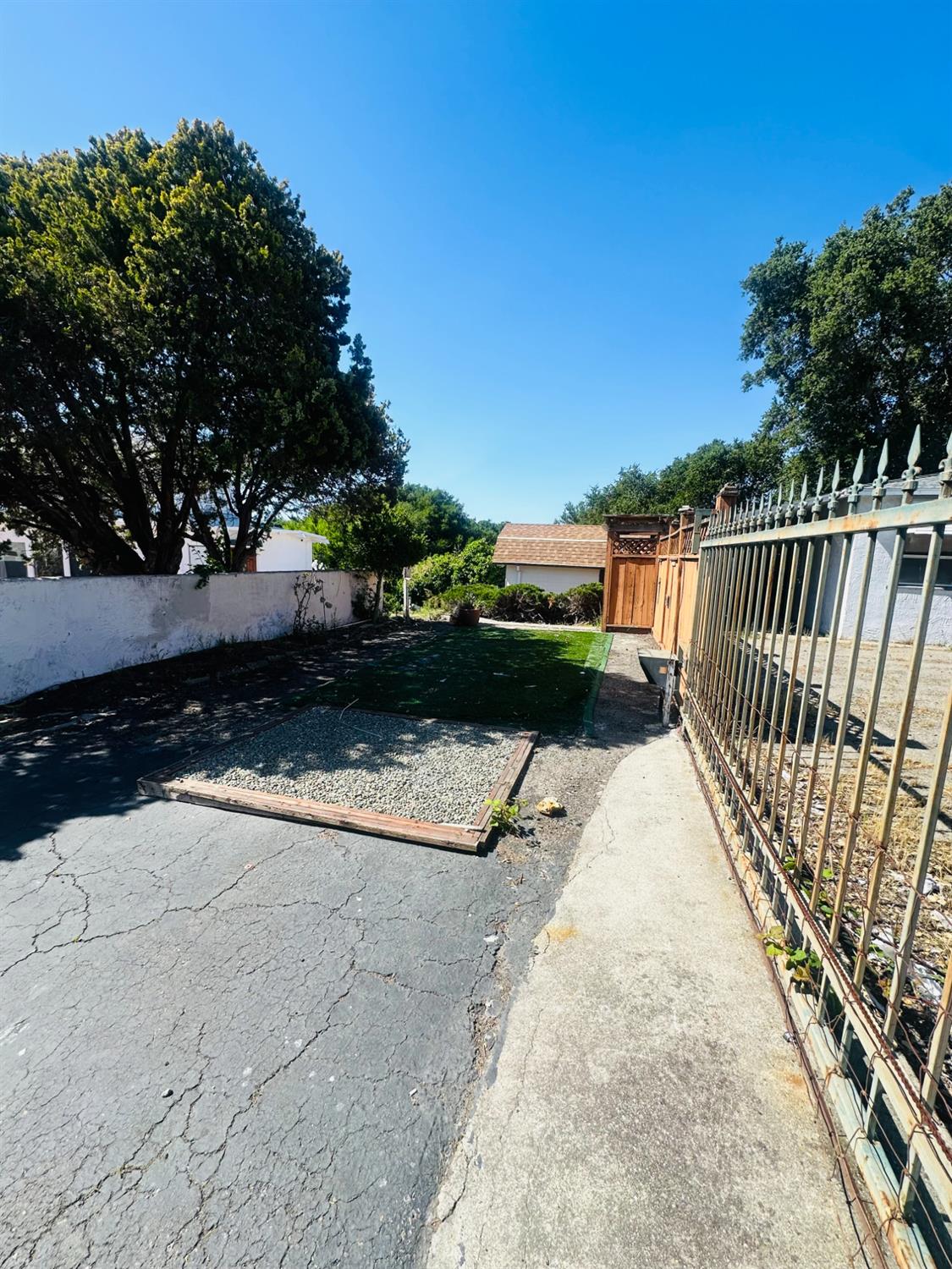 1556 E Street Hayward, CA 94541 - Photo 36 of 65 a view of a backyard with a deck