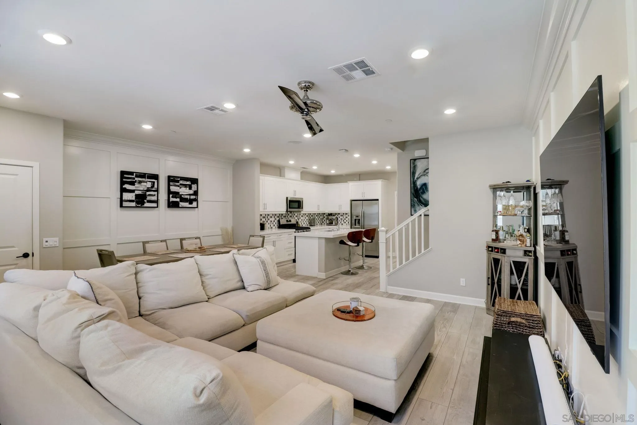 1206 Delpy View Point Vista, CA 92084 - Photo 5 of 29 a living room with furniture and kitchen view