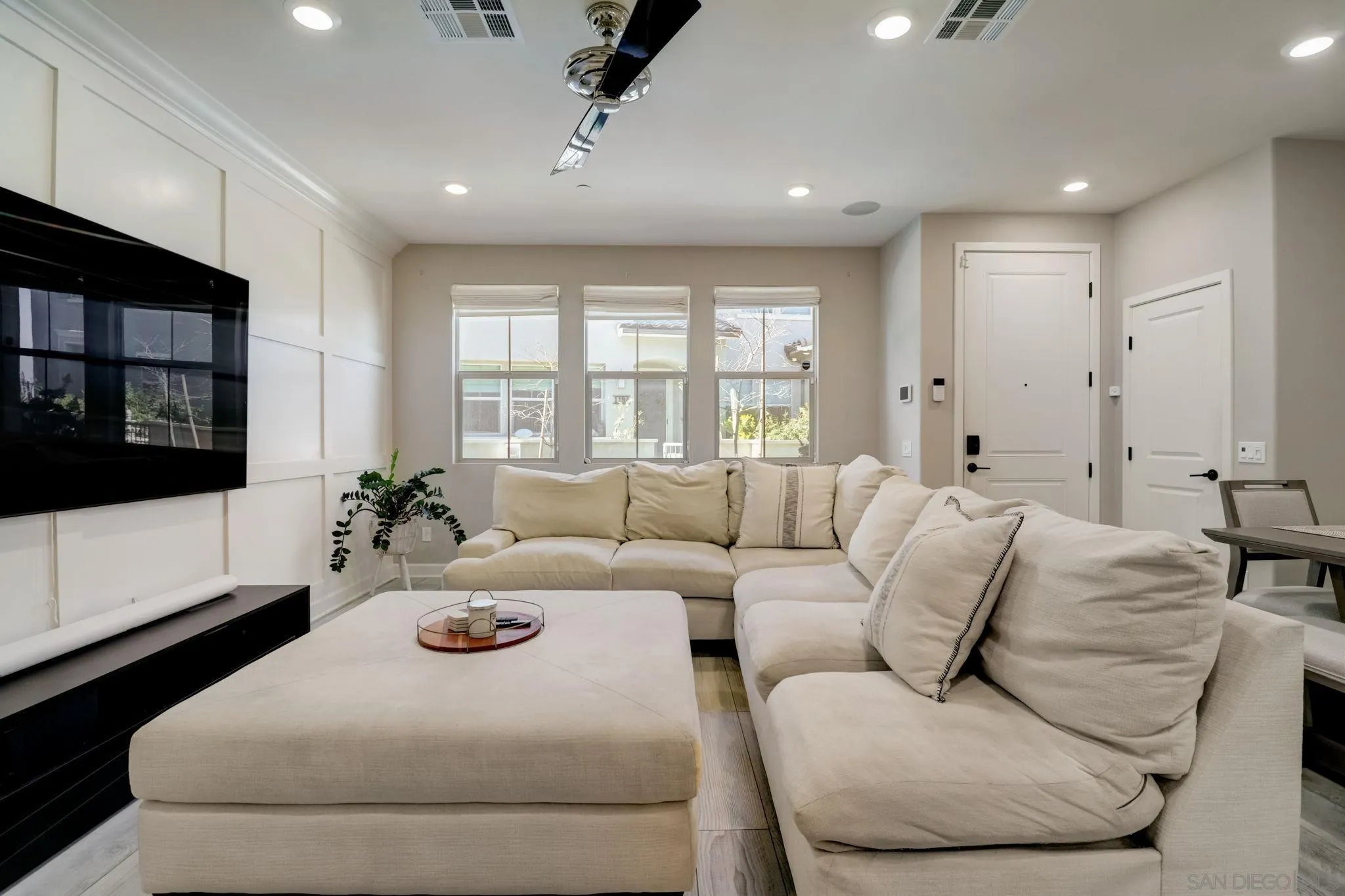 1206 Delpy View Point Vista, CA 92084 - Photo 8 of 29 a living room with furniture and a flat screen tv