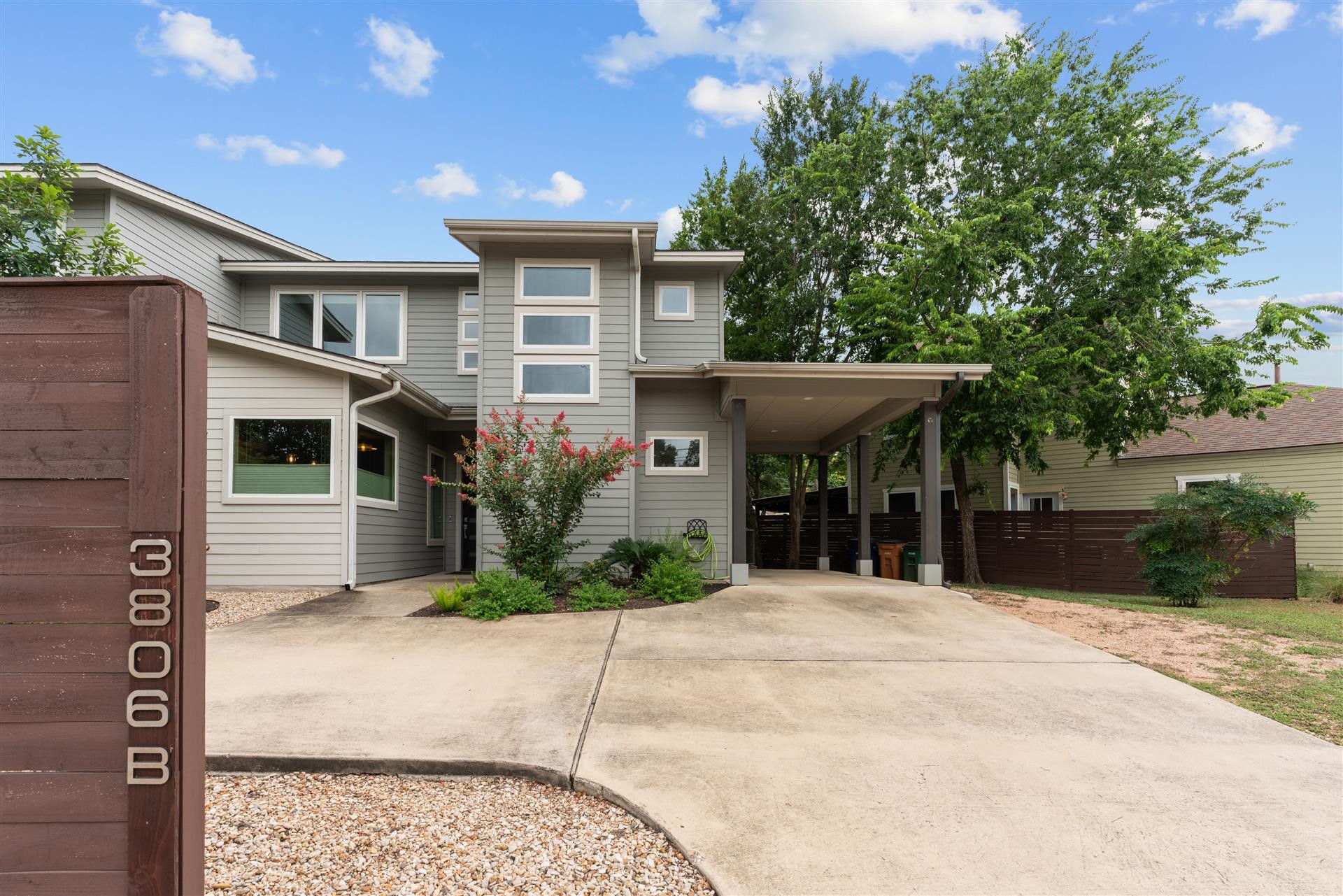 3806 Bull Creek Road, Unit B Austin, TX 78731 - Photo 30 of 32 The roof, gutters, and downspouts were replaced in 2024, providing peace of mind and added value with these major exterior improvements.
