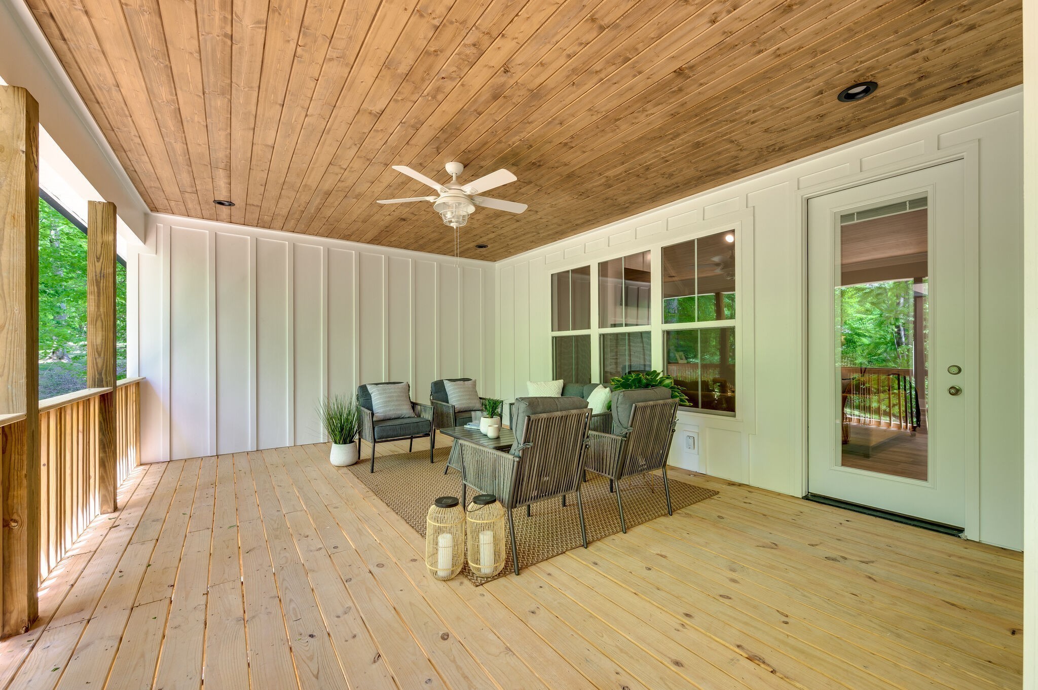 545 Delacy Drive Fairview, TN 37062 - Photo 35 of 40 a dining room with wooden floor glass table and chairs