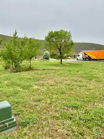 a view of a green field