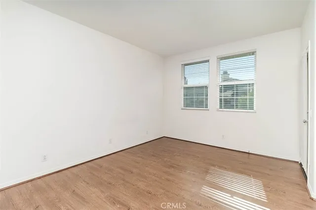 a view of a building from a balcony