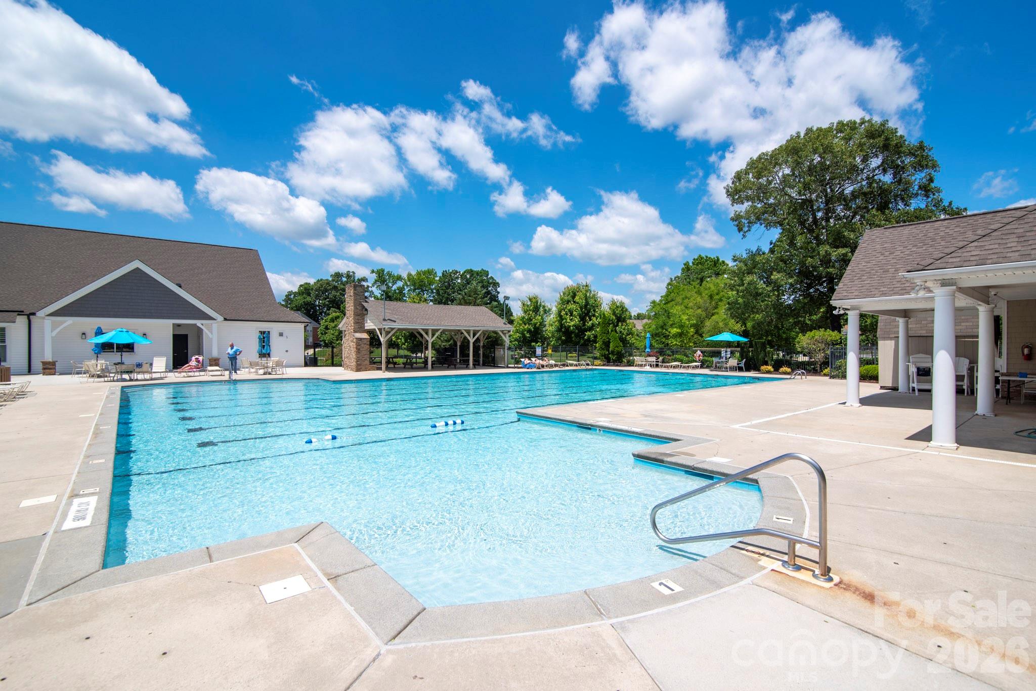 535 Brightleaf Place Northwest Concord, NC 28027 - Photo 48 of 48 a view of house with yard outdoor seating and barbeque oven