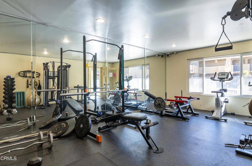 355 South Madison Avenue, Unit 212 Pasadena, CA 91101 - Photo 22 of 27 a view of a room with gym equipment