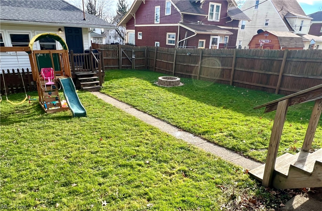157 North 2nd Street Rittman, OH 44270 - Photo 12 of 43 View of back yard with sidewalk