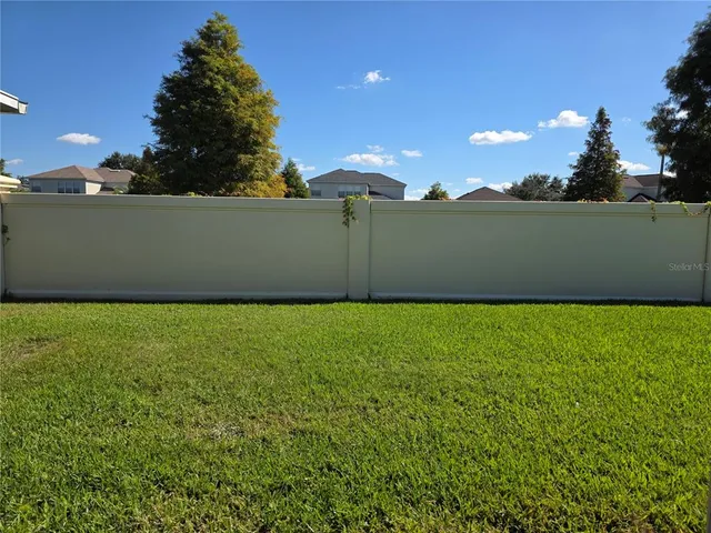 a view of a big yard