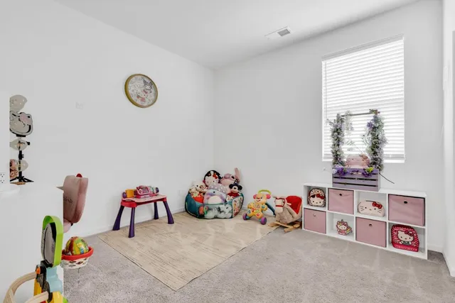 a view of a room with toys