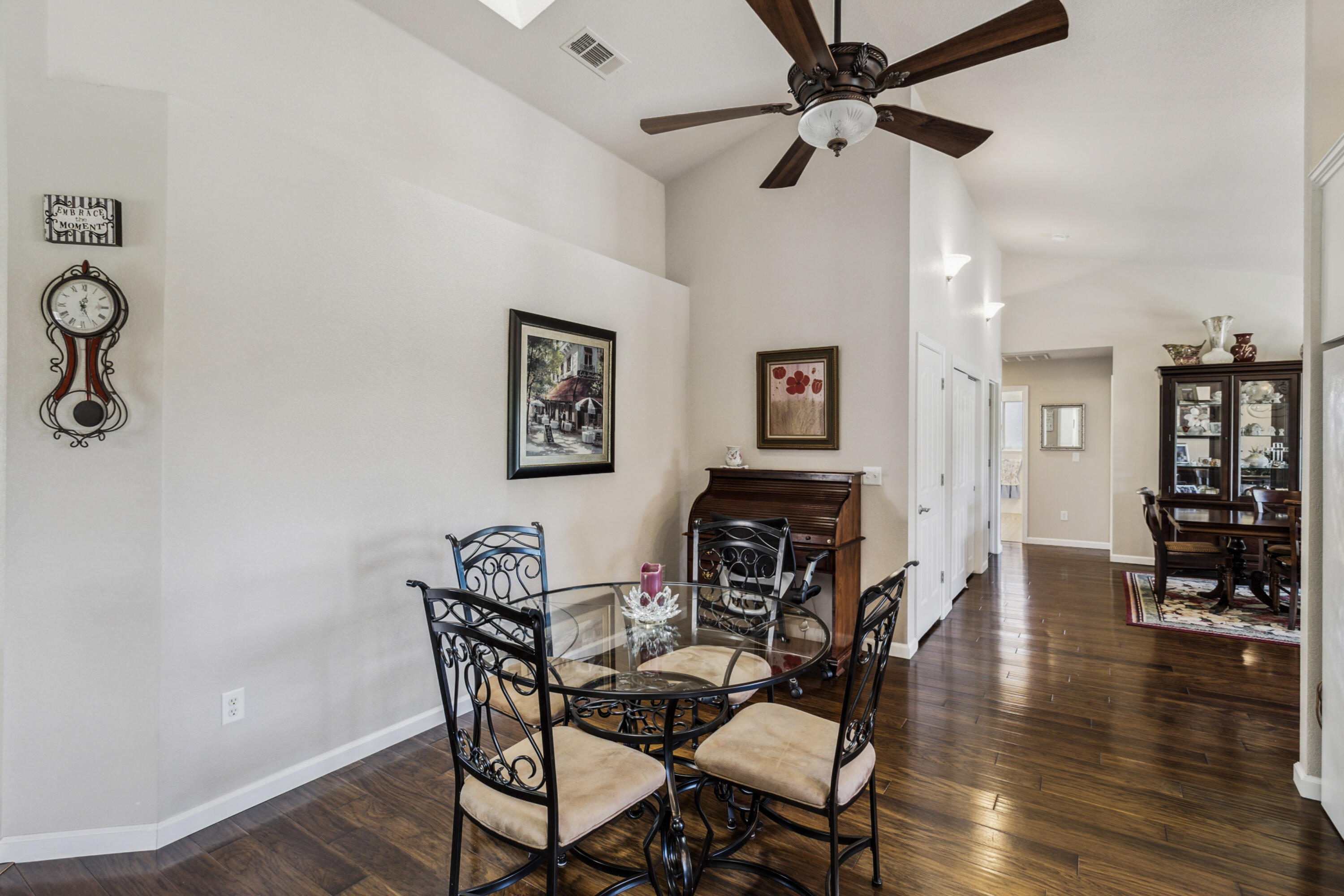 3884 Andes Drive Redding, CA 96001 - Photo 13 of 56 a dining room with furniture and wooden floor