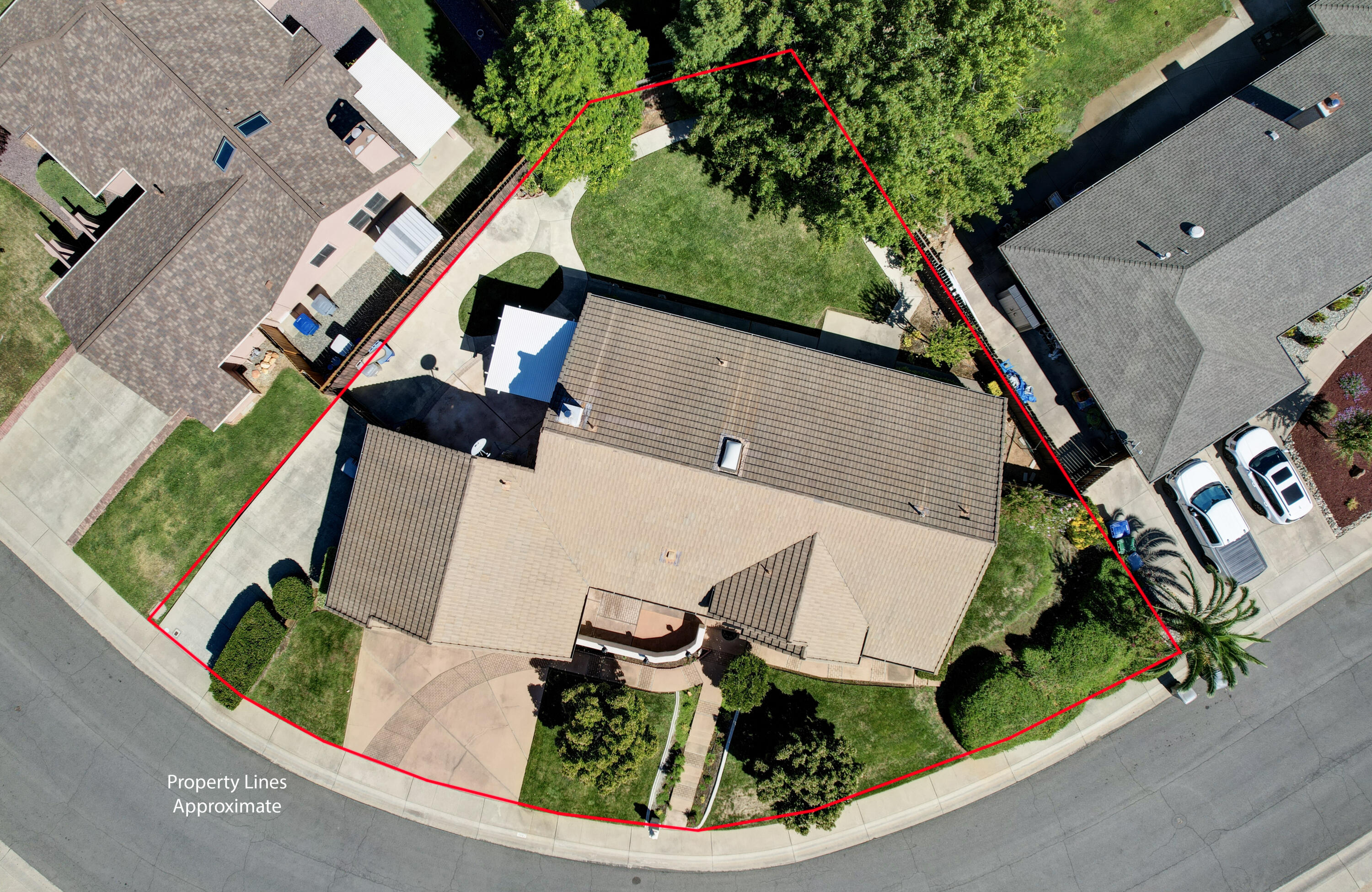 3884 Andes Drive Redding, CA 96001 - Photo 3 of 56 an aerial view of a house with outdoor space