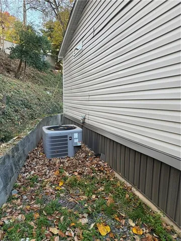 a backyard of a house