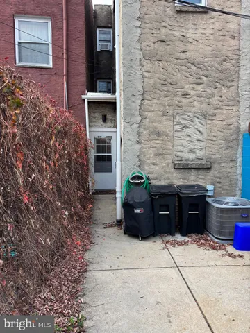 a view of a entryway door front of house
