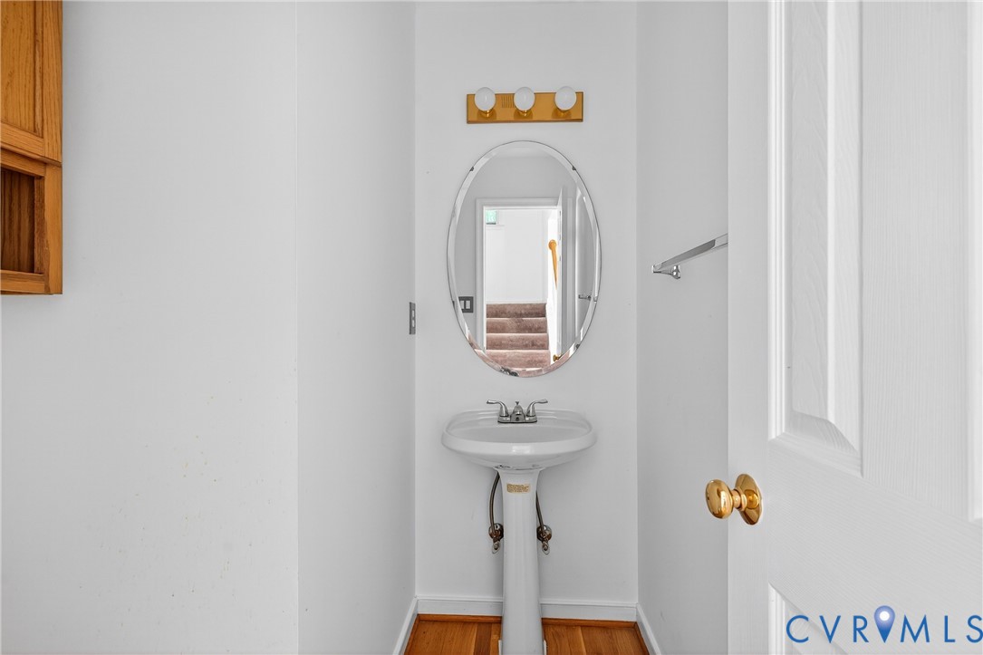 6125 Waterman Place Chesterfield, VA 23832 - Photo 19 of 45 Half bath featuring baseboards and wood finished f