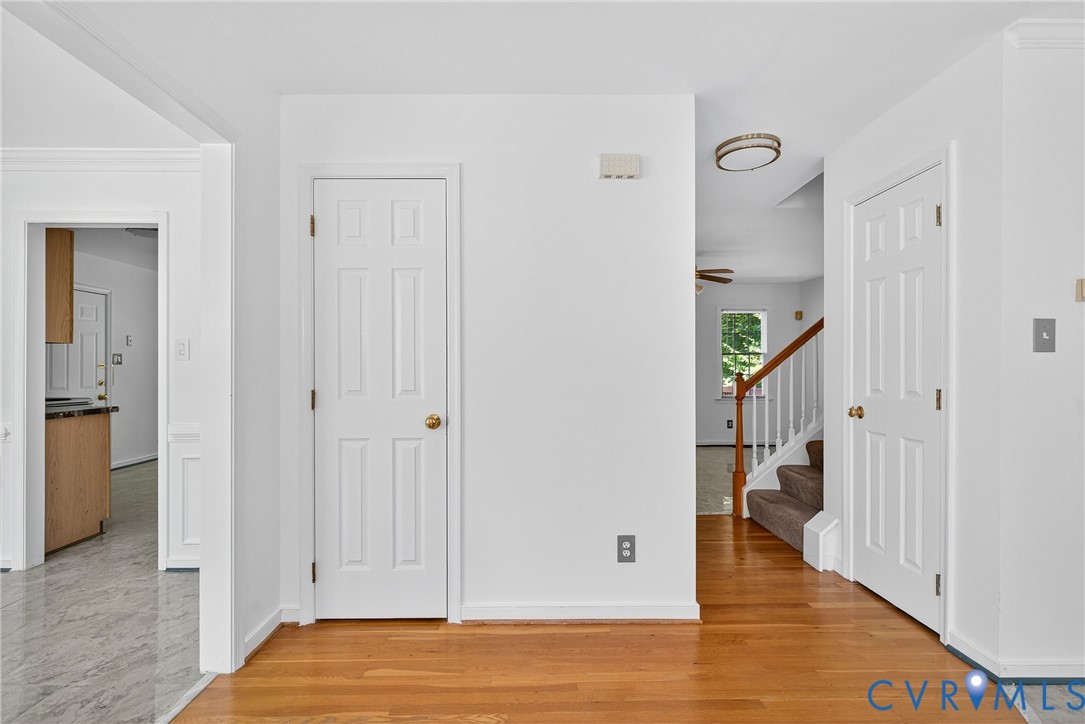 6125 Waterman Place Chesterfield, VA 23832 - Photo 3 of 45 Hall featuring stairs and light wood-style floors