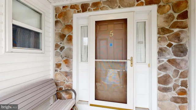 a view of front door and porch
