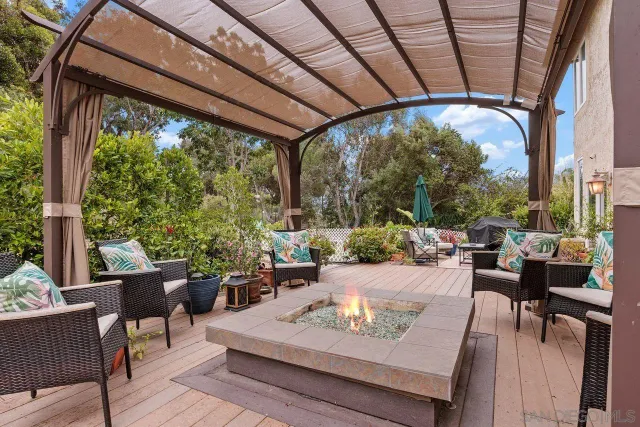 a outdoor space with couch