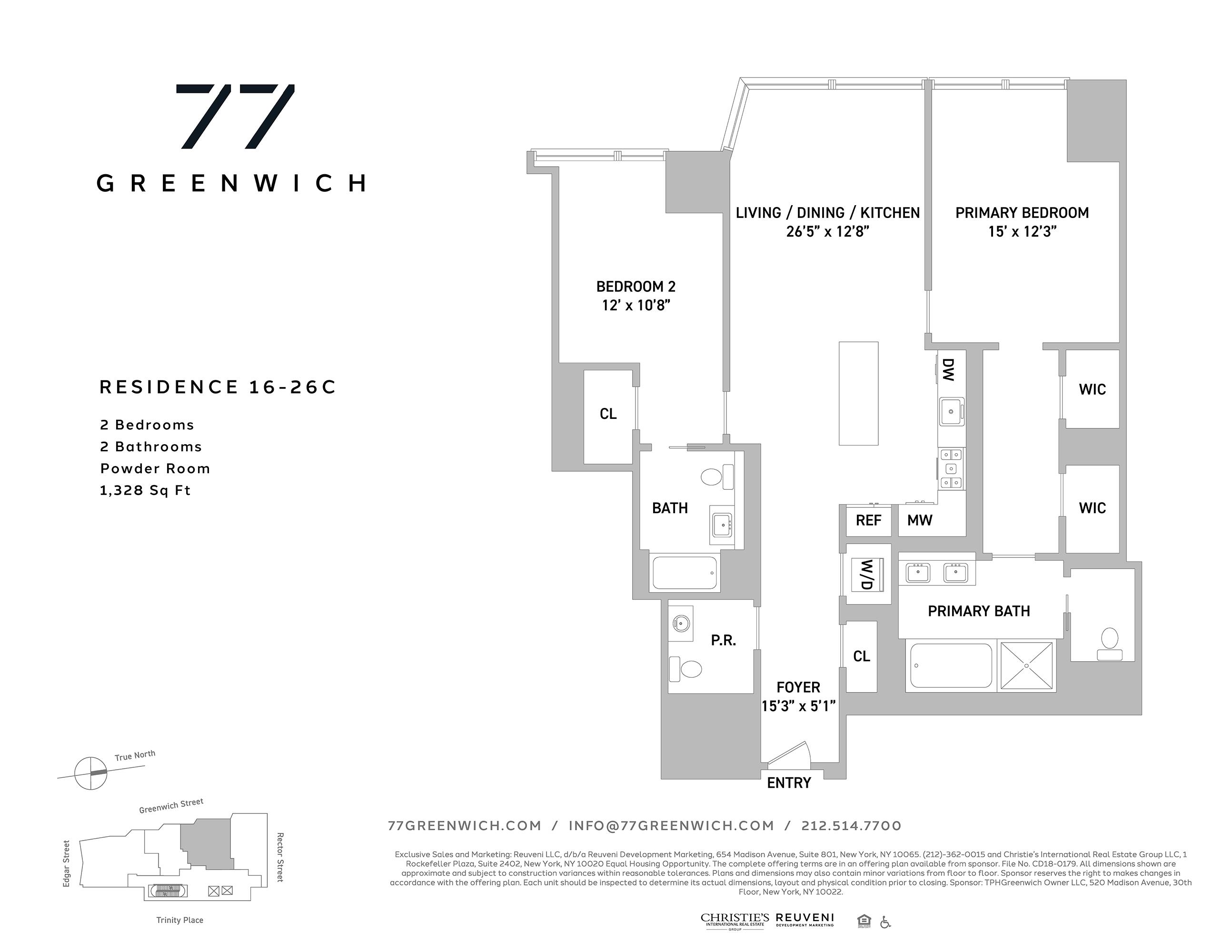 77 Greenwich Street, Unit 24C Manhattan, NY 10006 - Photo 19 of 19