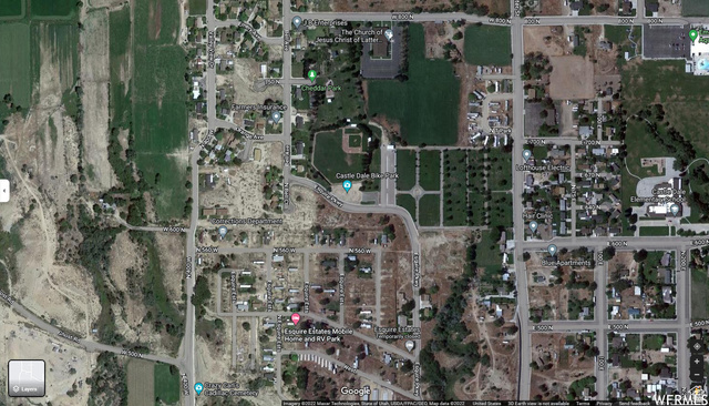 625 North Bell Court Castle Dale, UT 84513 - Photo 2 of 4 Aerial Map. Illustrating the property's geographic context and surrounding infrastructure