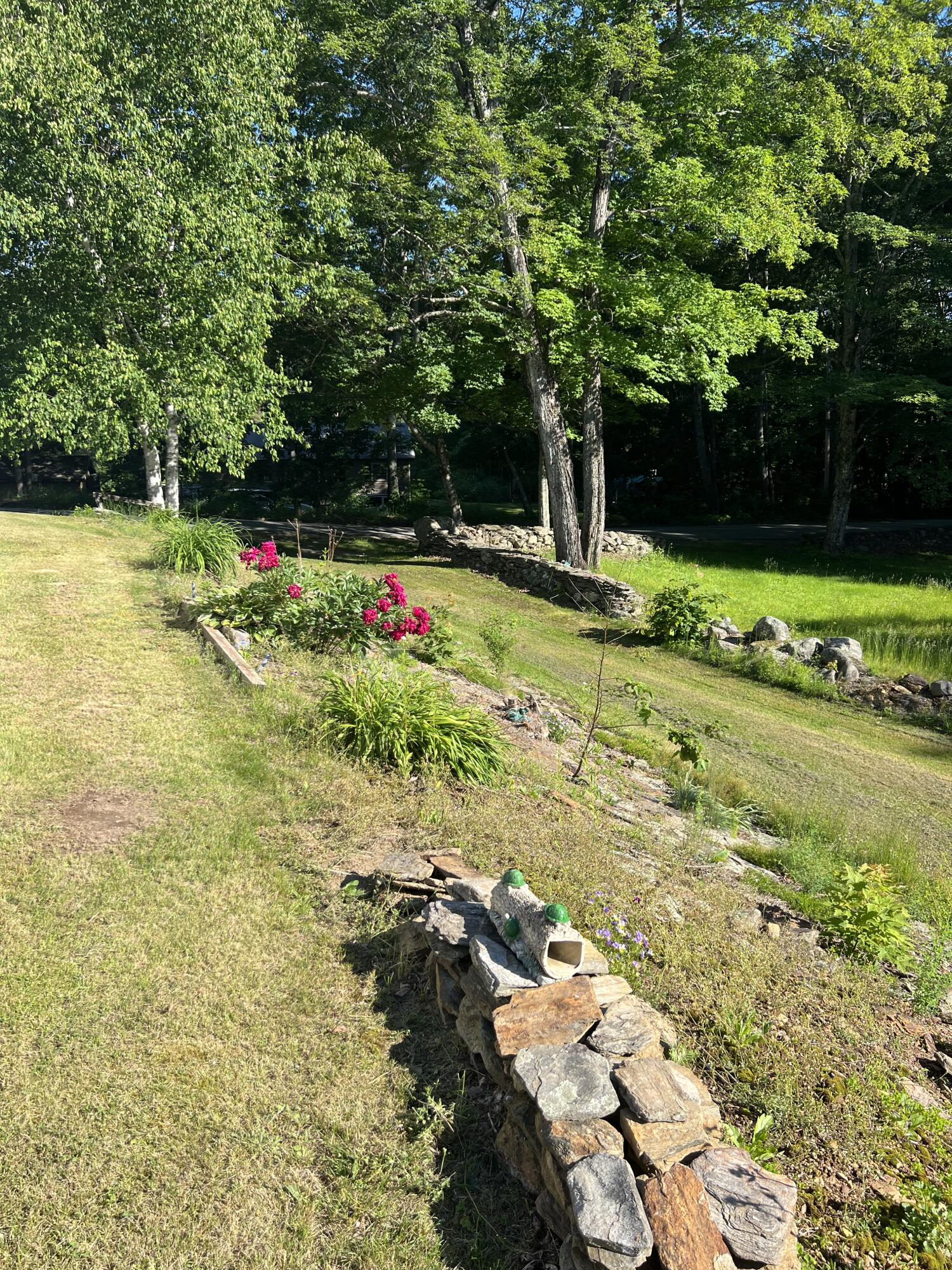 492 Hunts Meadow Road Whitefield, ME 04353 - Photo 15 of 19 rockwalls flowers