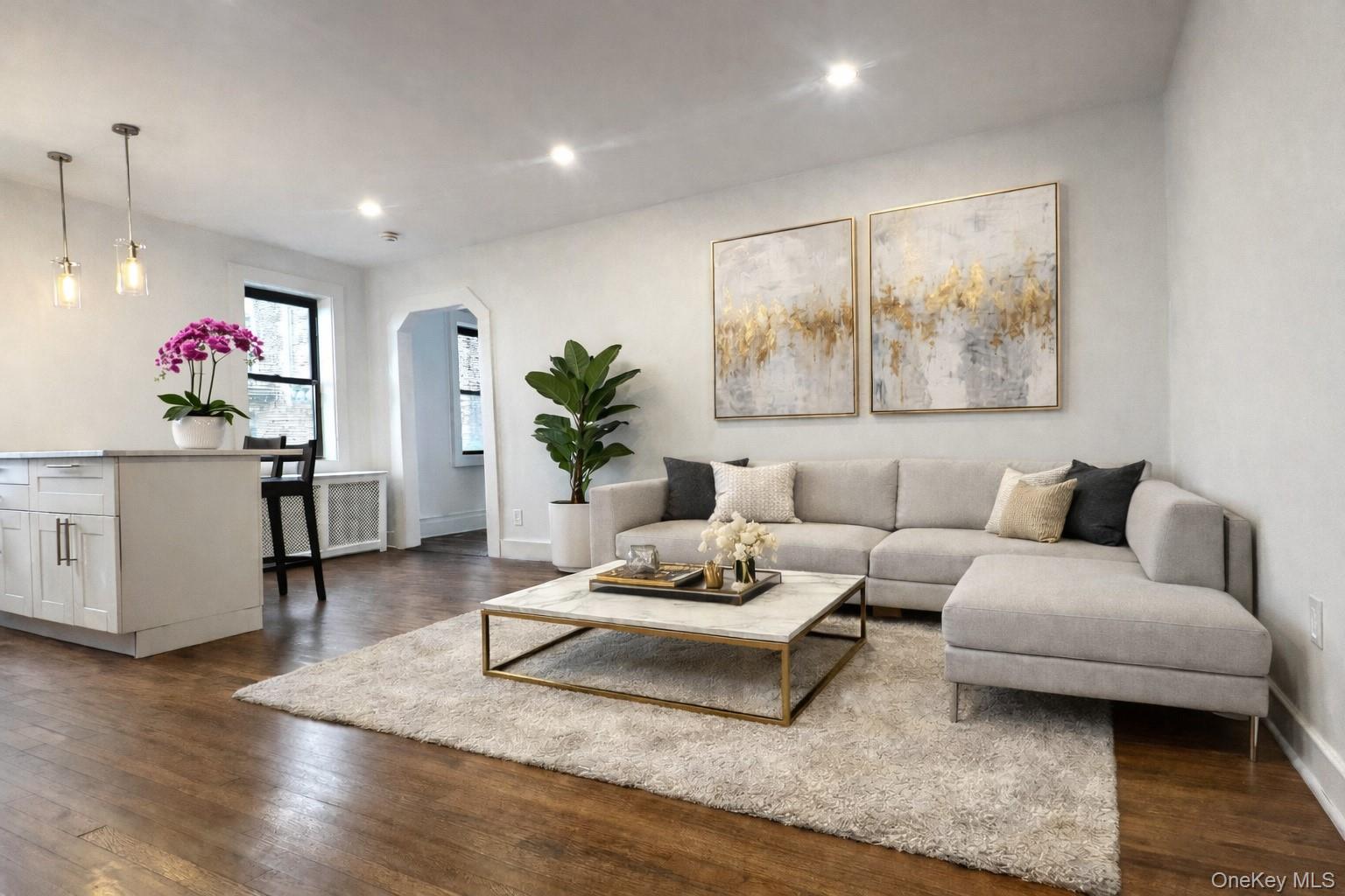 4810 Boston Post Road, Unit 4E Pelham, NY 10803 - Photo 2 of 26 a living room with furniture and wooden floor