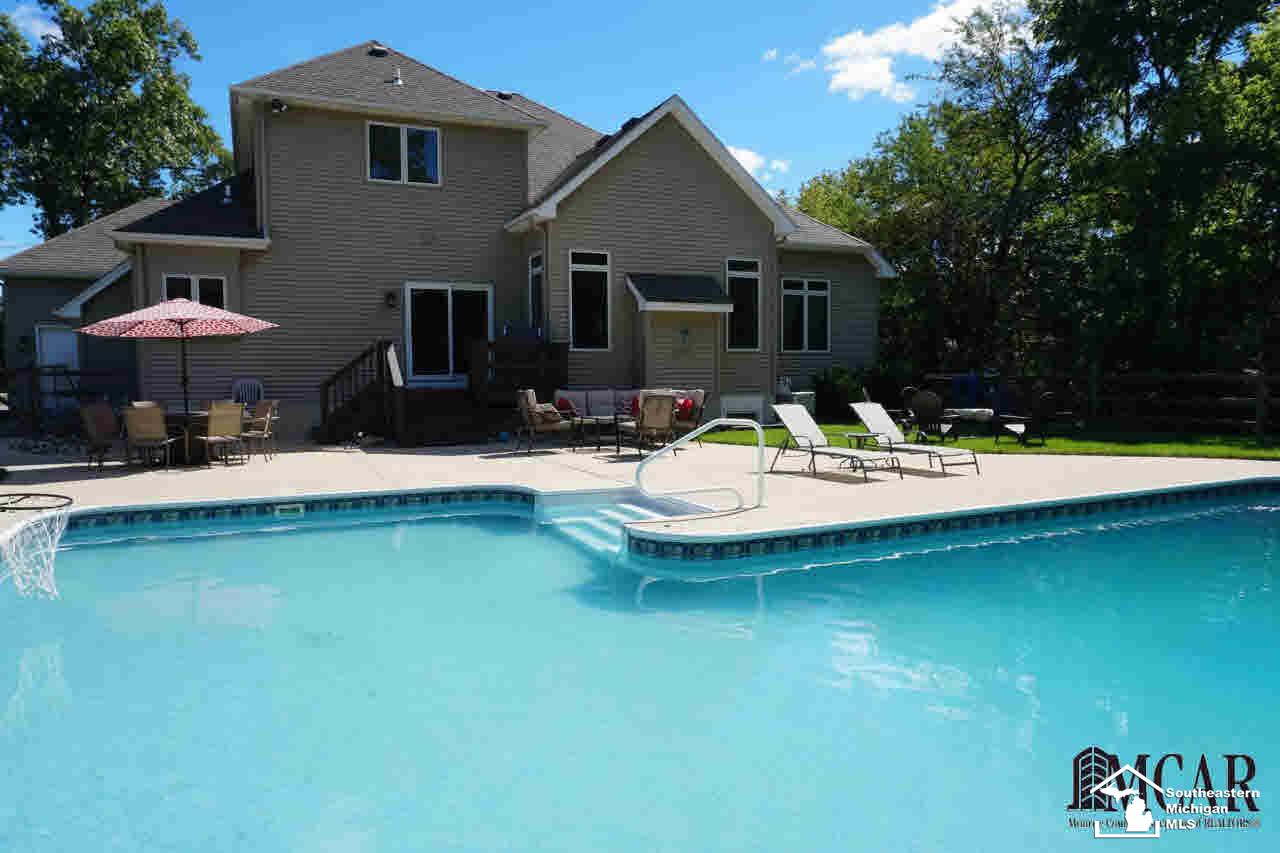 7919 Monroe Road Lambertville, MI 48144 - Photo 35 of 45 Patio/Inground pool