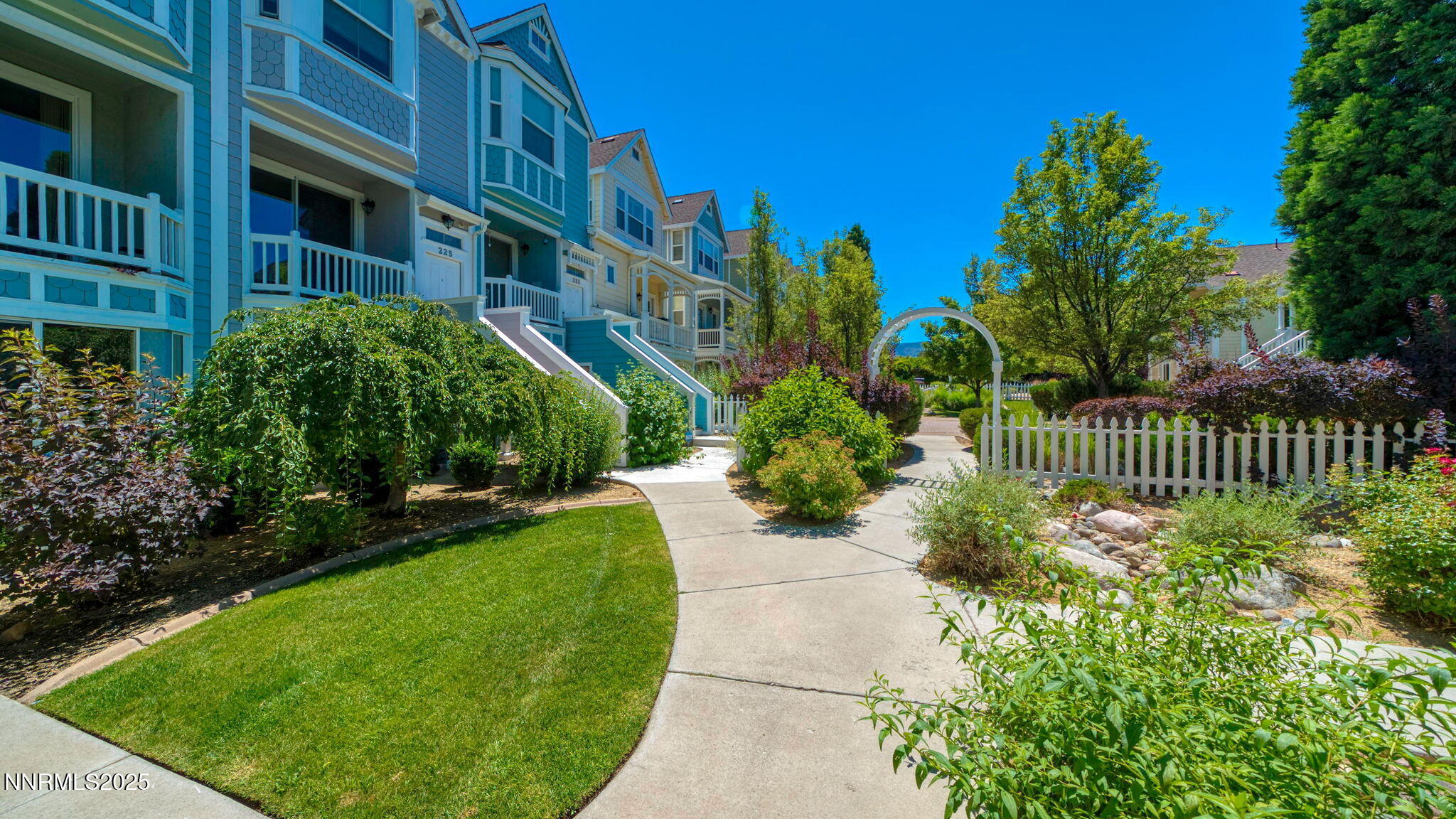 225 Gramercy Lane Reno, NV 89509 - Photo 4 of 40 a view of a garden with pathway