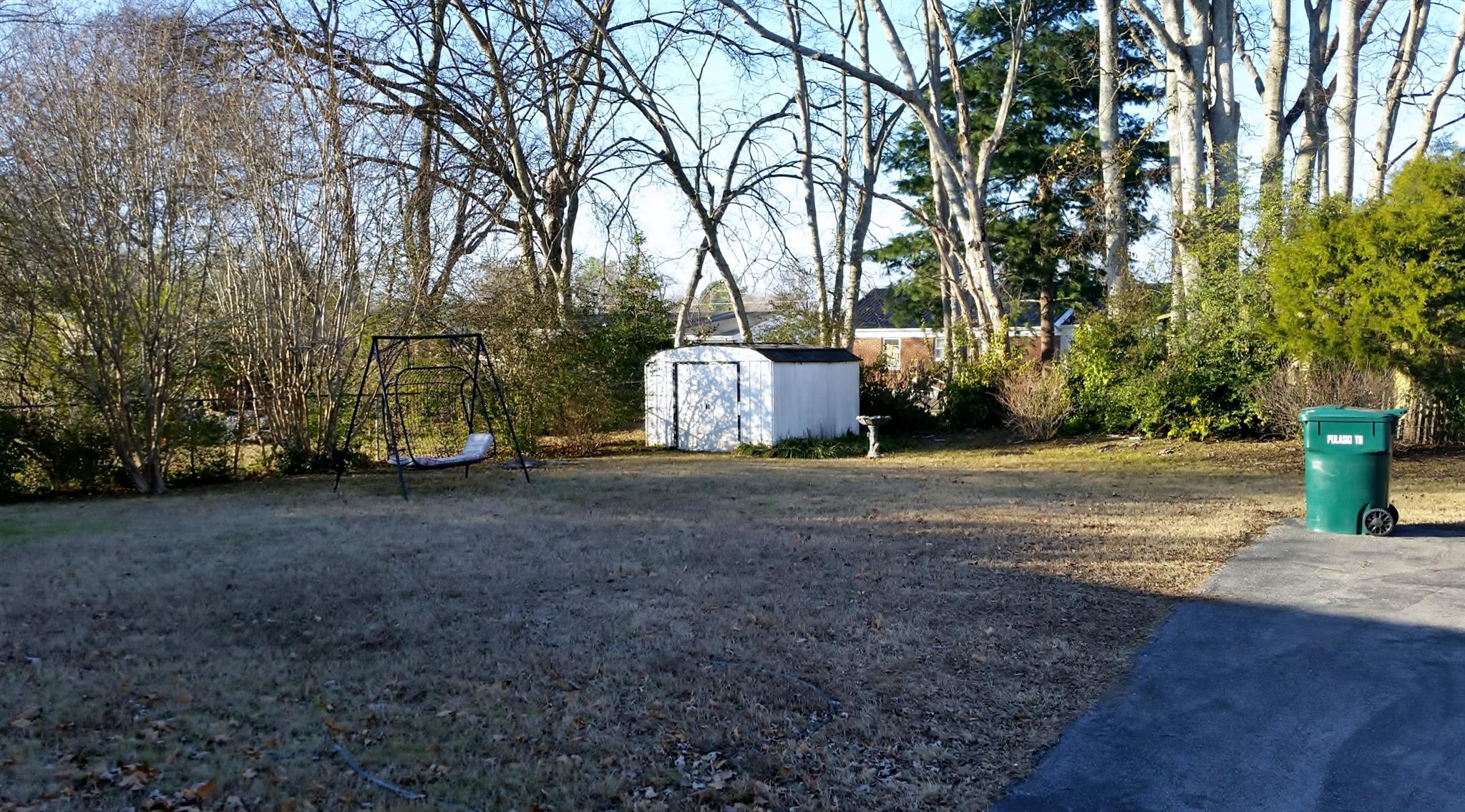 910 Rackley Drive Pulaski, TN 38478 - Photo 4 of 11 Nice back yard with storage building