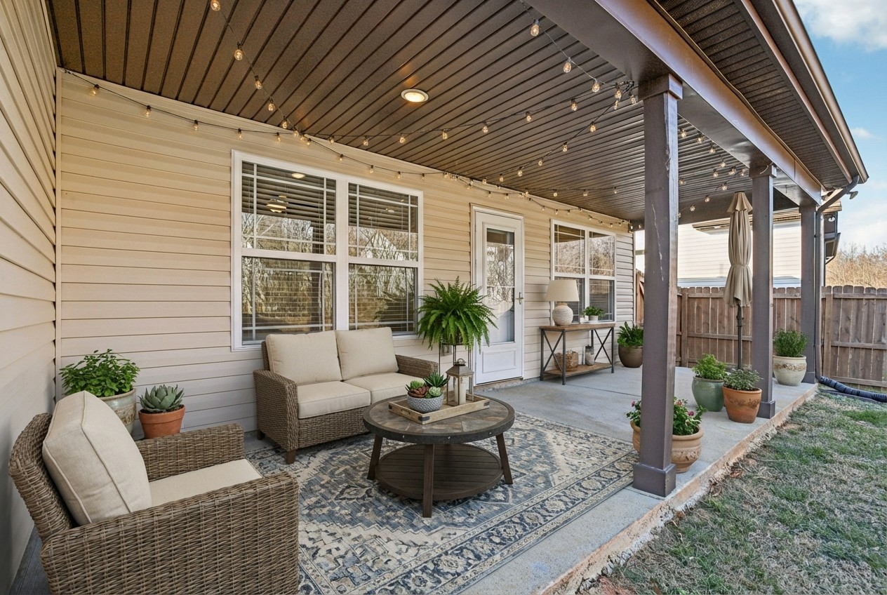 1030 Berra Drive Springfield, TN 37172 - Photo 12 of 13 a living room with patio furniture and potted plants