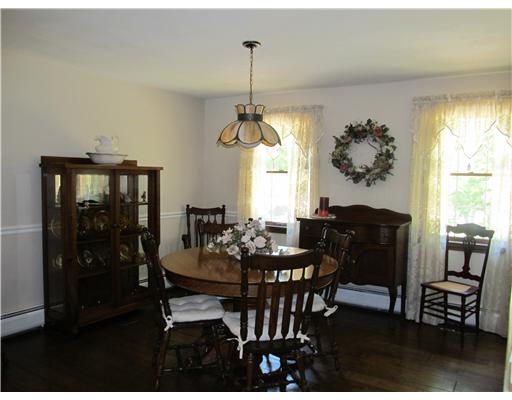 43 Balcom Road Foster, RI 02825 - Photo 3 of 13 Dining Room. Spacious dining room off of the kitchen features beautiful hardwood floors.