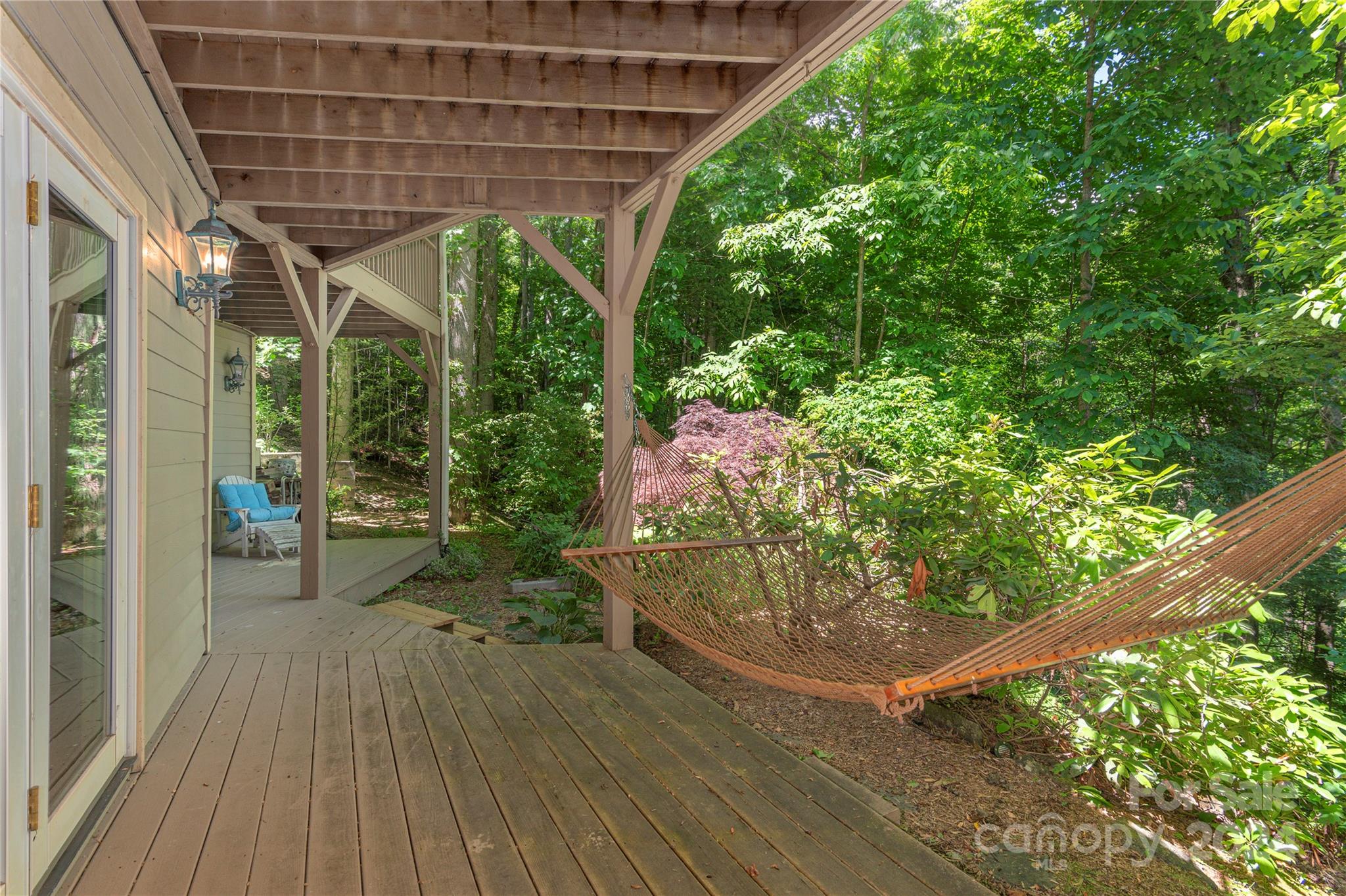 3191 Pigeon Road Waynesville, NC 28786 - Photo 29 of 33 a view of a wooden deck