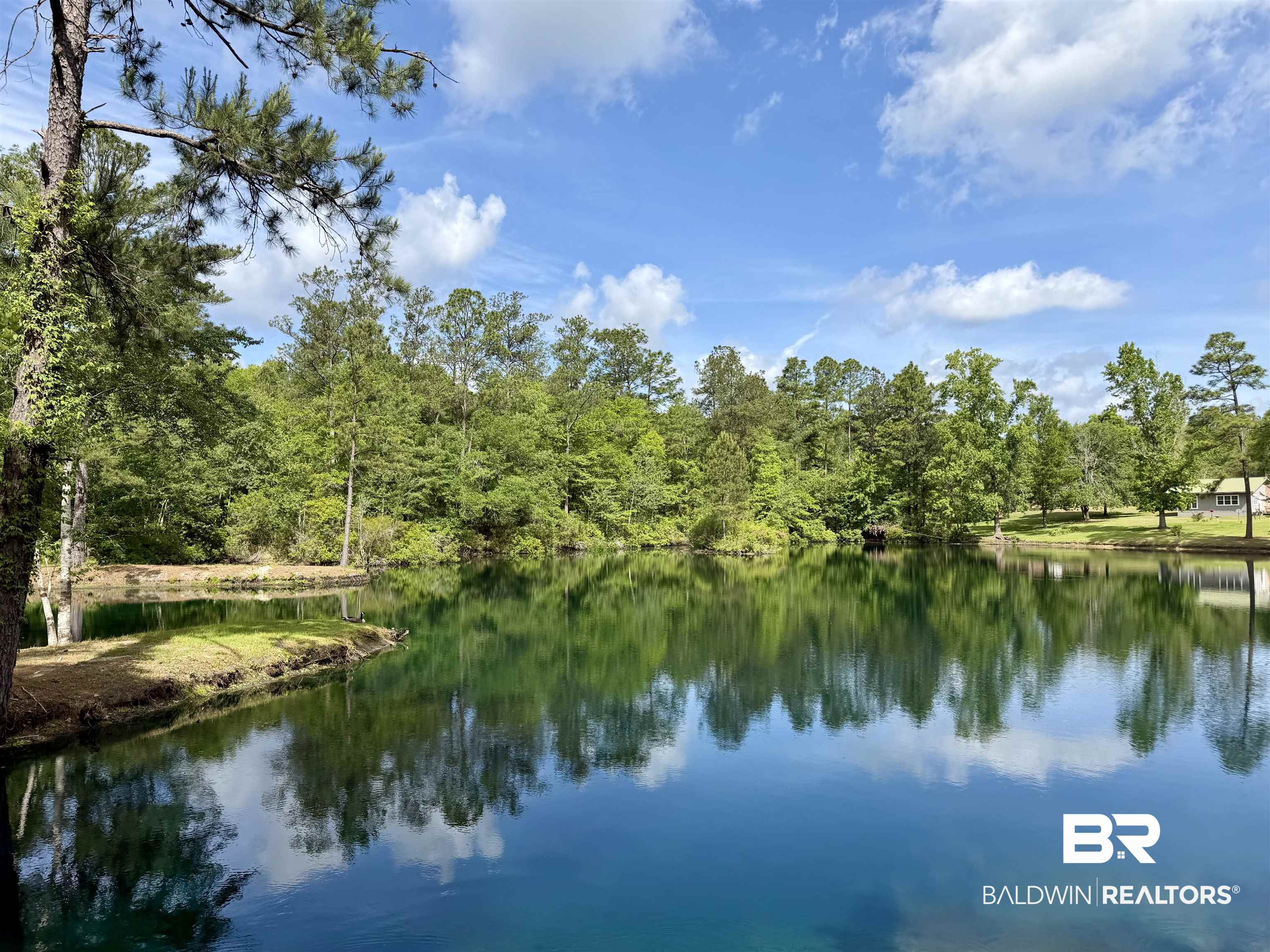 762 Buddy Lake Road Brewton, AL 36426 - Photo 20 of 20 Expansive lake with clear blue water and lush green tree-lined shores