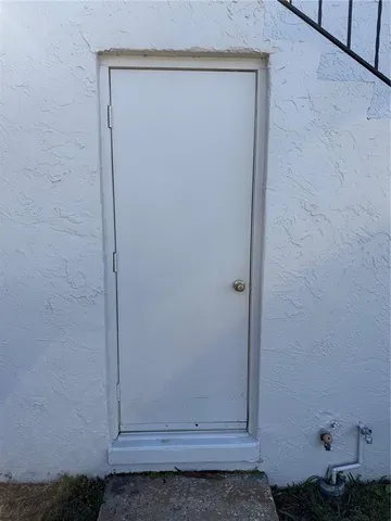 a view of a lake with a yard