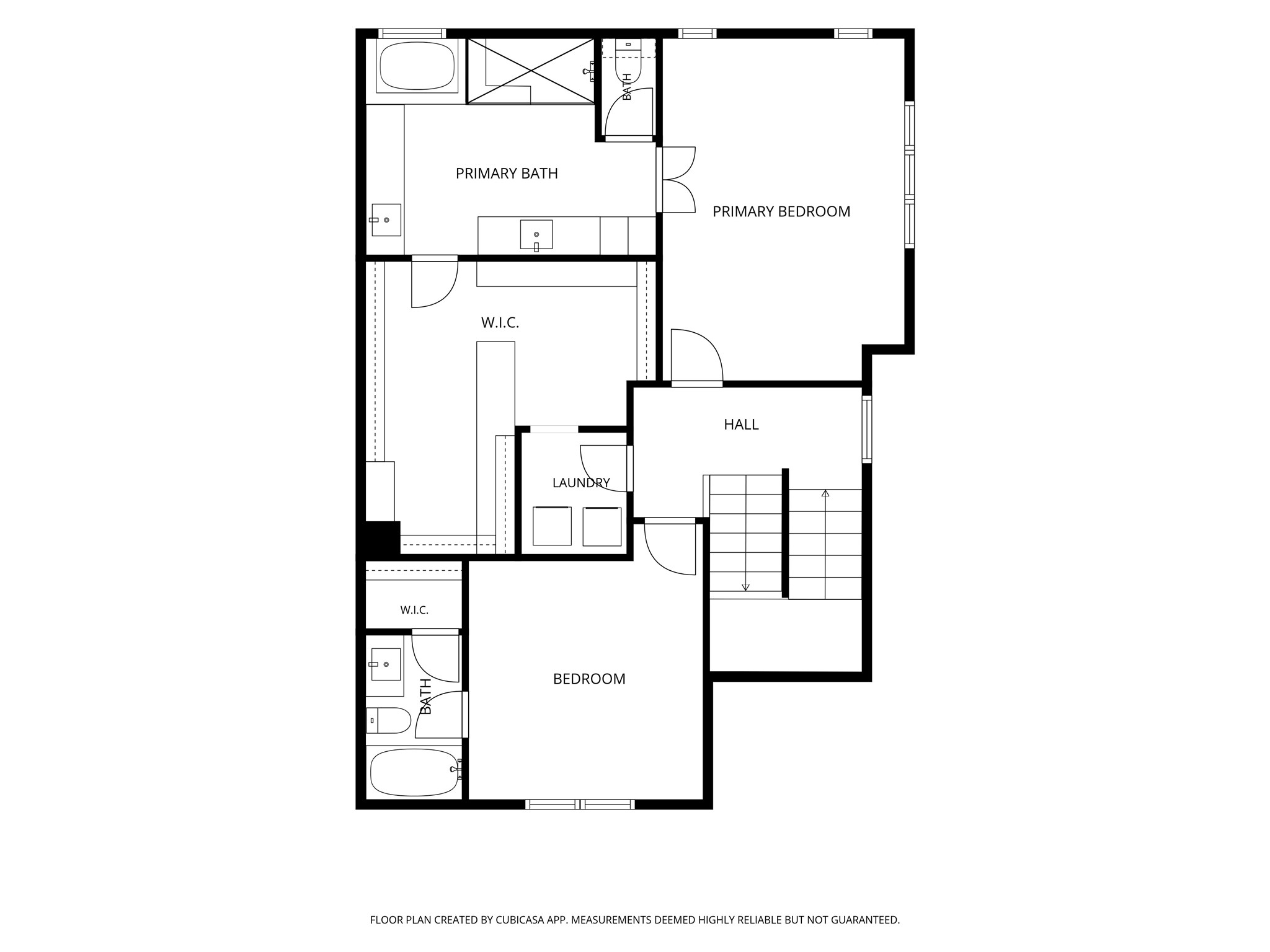6108 Nicholas Grove Place Houston, TX 77055 - Photo 25 of 29 2nd Floor Layout