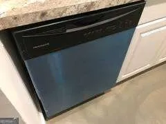 a close up view of washer and dryer