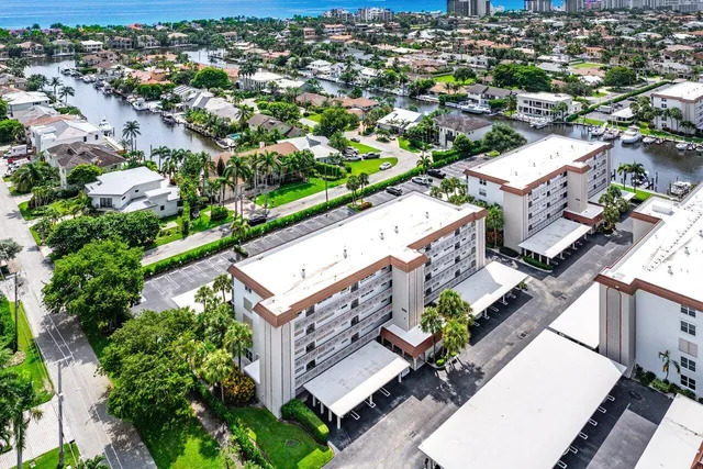 a view of a city with tall buildings